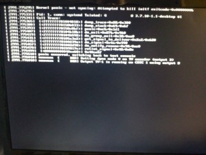Kernel panic - not syncing: Attempted to kill init!